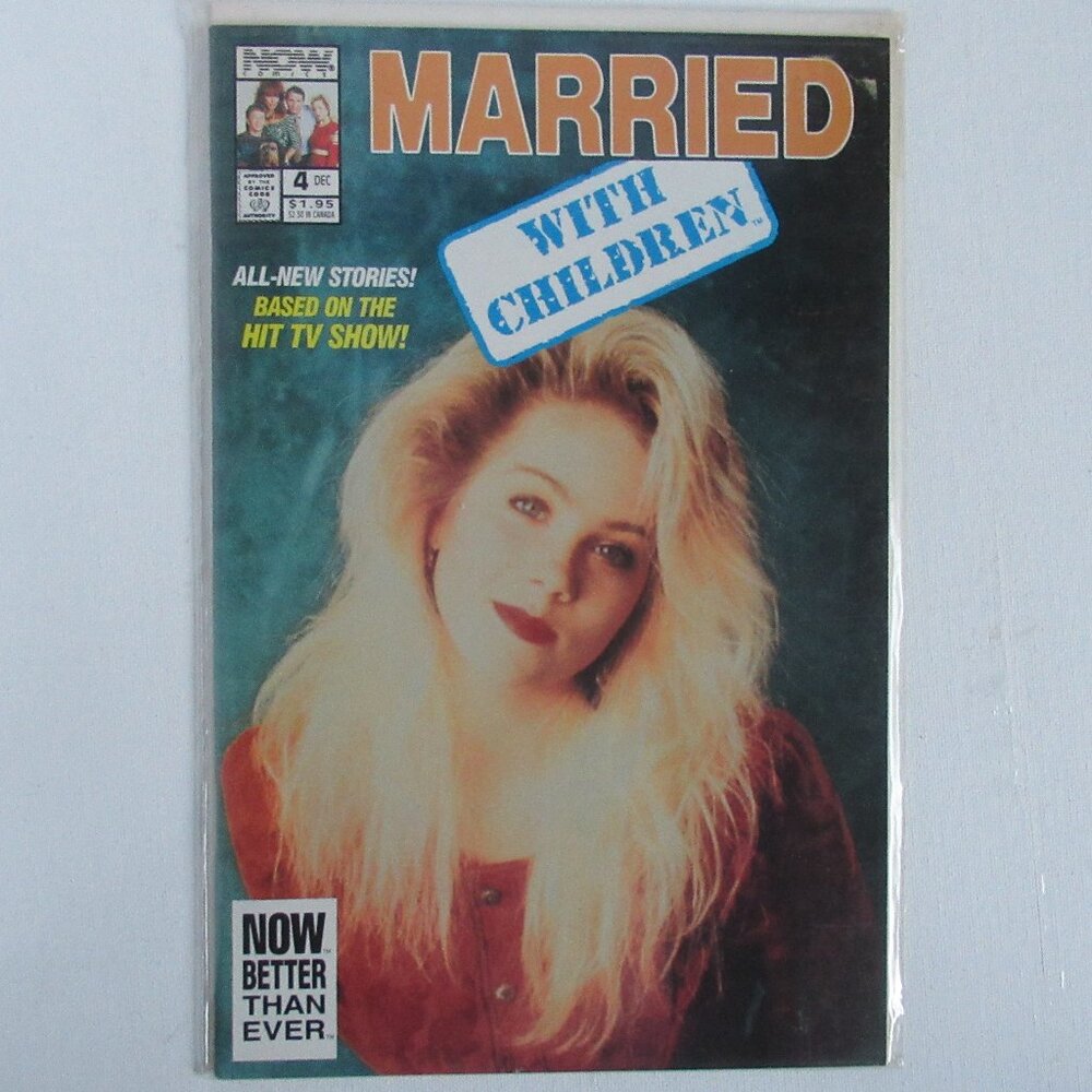 Married with Children, Comic book, #4, Vintage TV, Christina Applegate, 90s